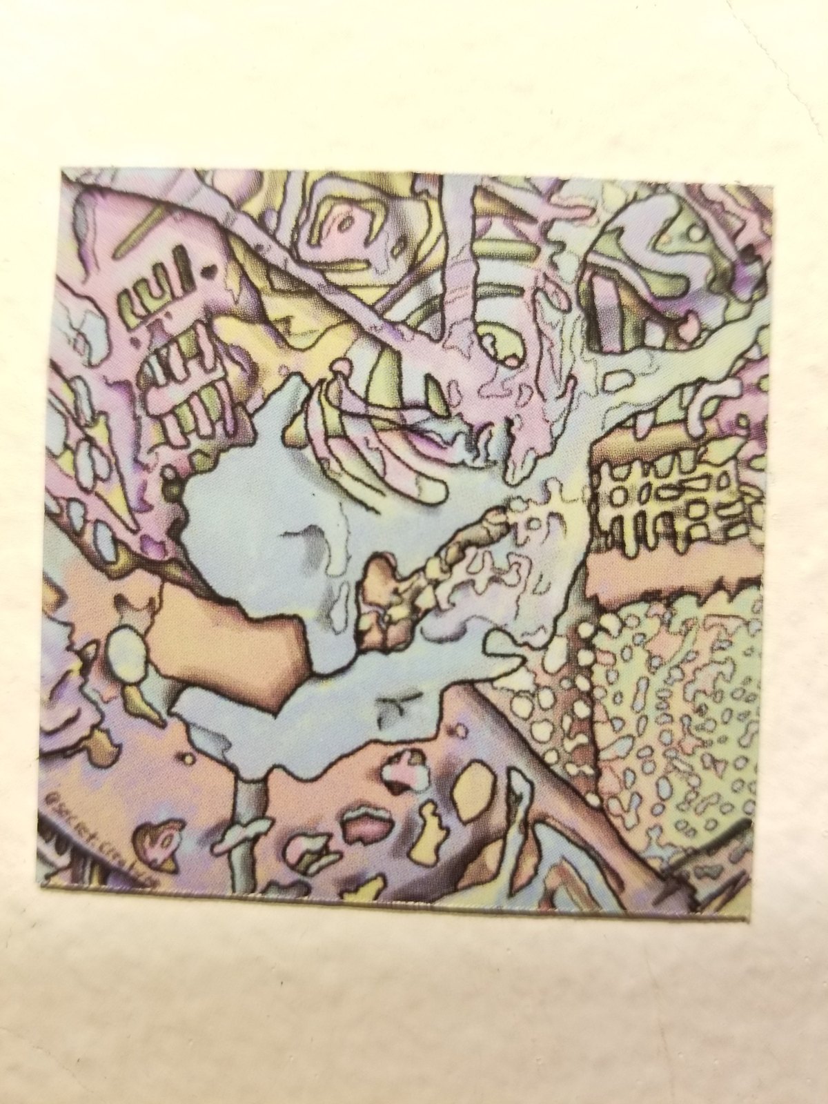 Water Color Dreams Sticker, handmade sticker