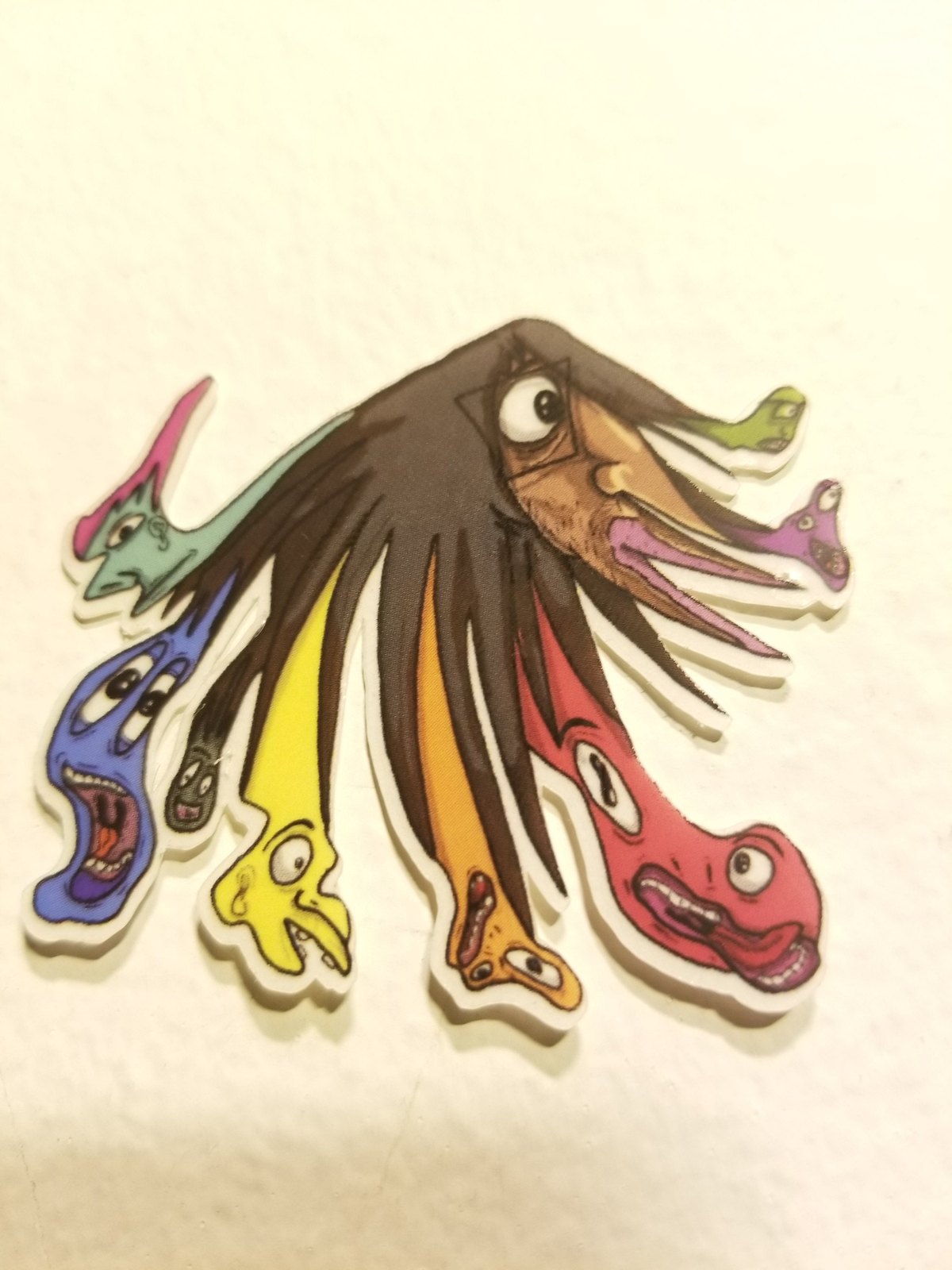 Toughfull Hair Sticker, handmade sticker