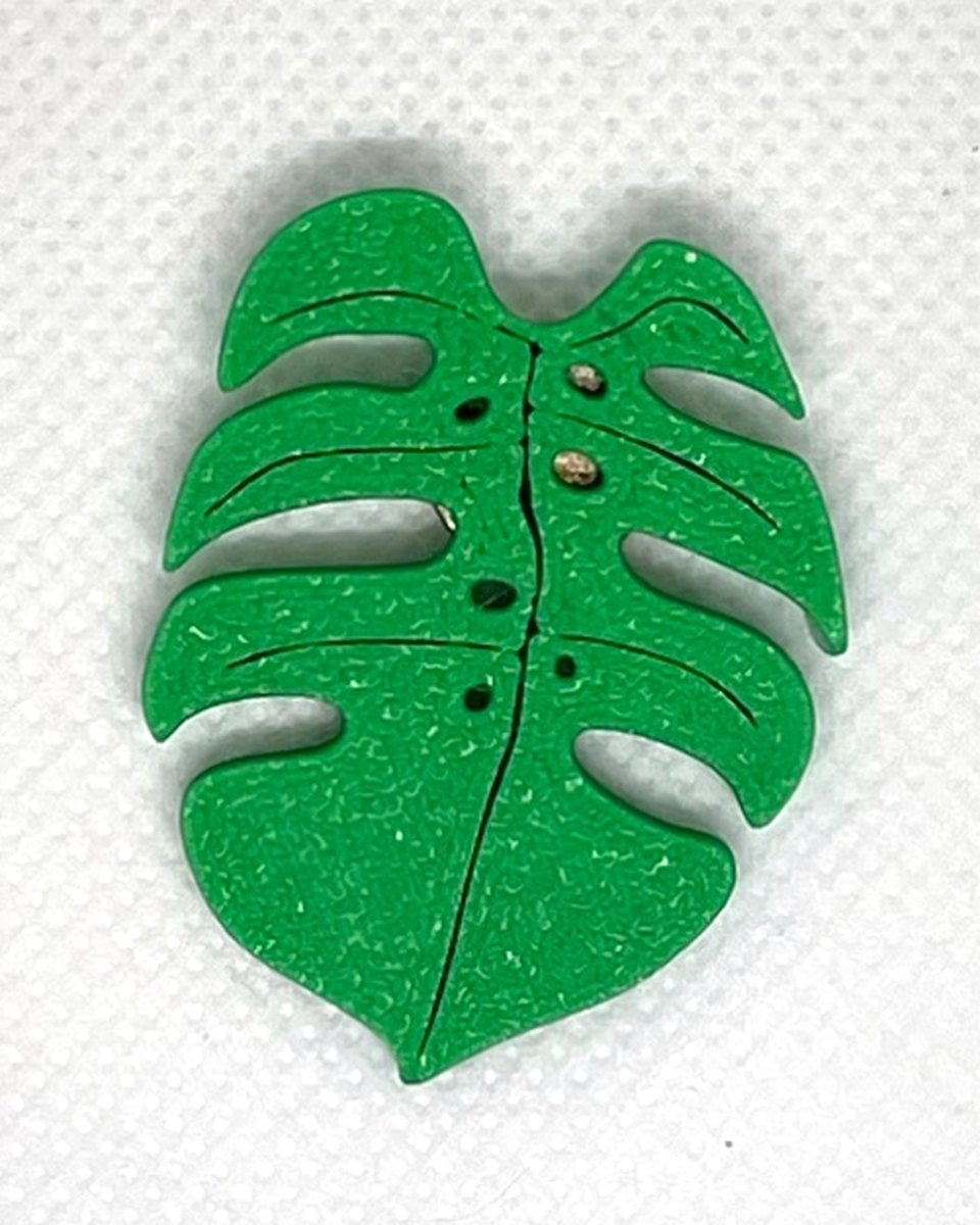 Green Leaf Pins: Monstera B