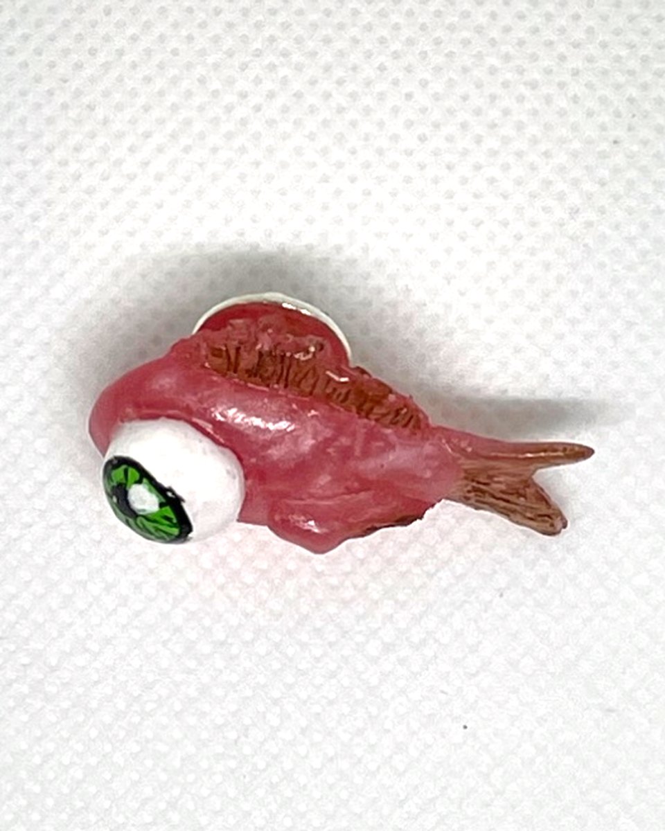 Tiny Monster Pins: Pink fish