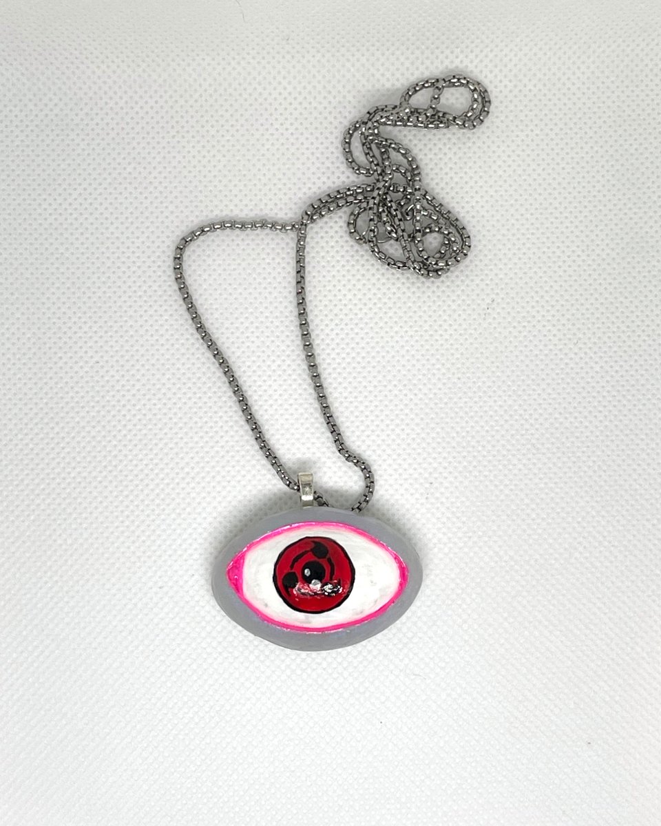Eye Pendant Necklace, handmade pendant